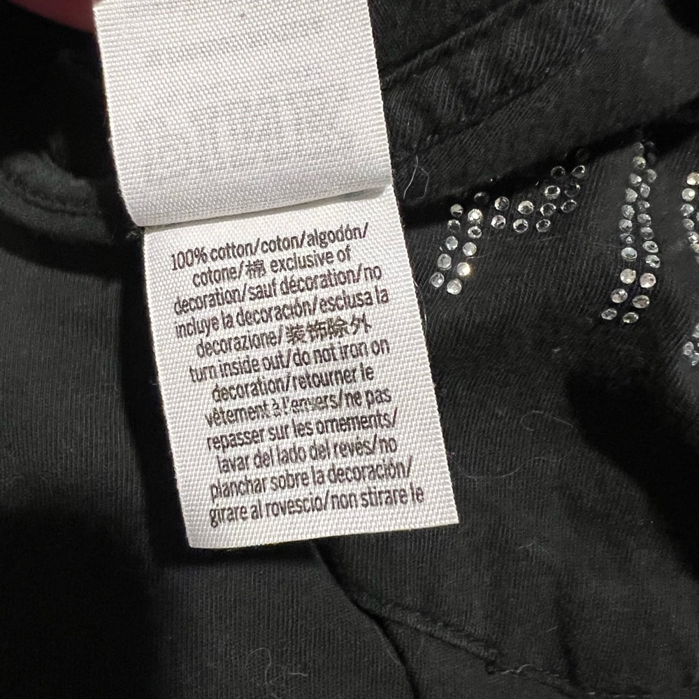 PINK Victoria's Secret Black Bling Tee - Picture 4 of 4